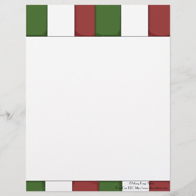 Papel Timbrado Artigos de papelaria bonitos (Frente)