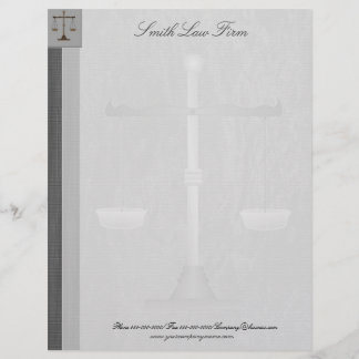 Papel Timbrado Attorney Business Letterhead