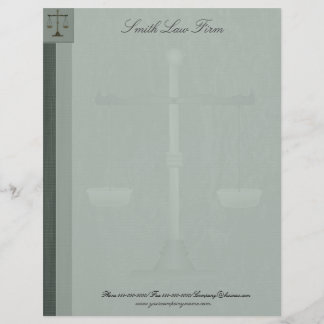 Papel Timbrado Attorney Business Letterhead