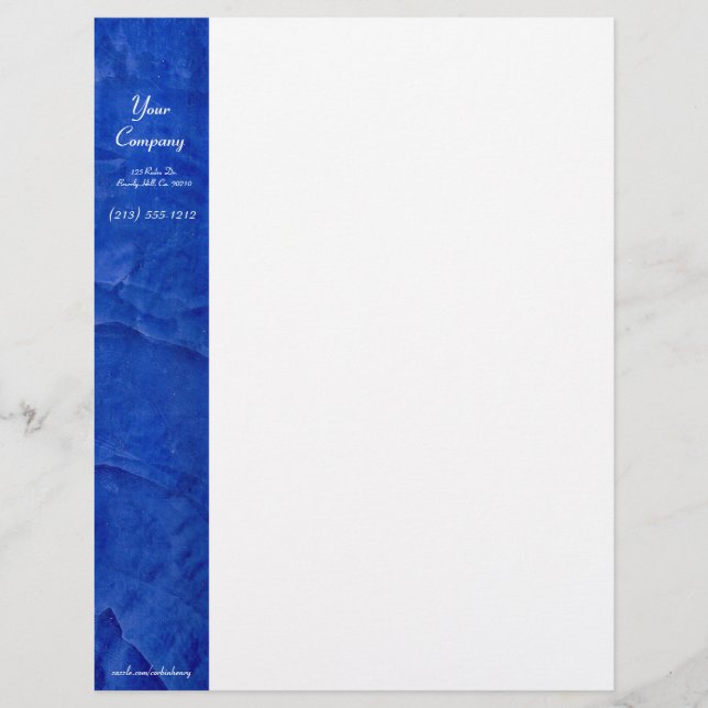 Papel Timbrado Azul Toscano (Frente)