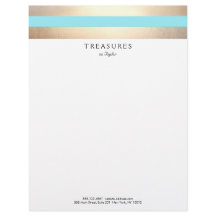 Azul-turquesa Dourado com FAUX em tiras Elegantes