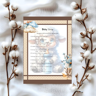 Papel Timbrado Baby Circus_  Baby Trivia game