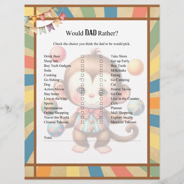 Papel Timbrado Baby Circus_ Iria Pai Preferencialmente (Frente)