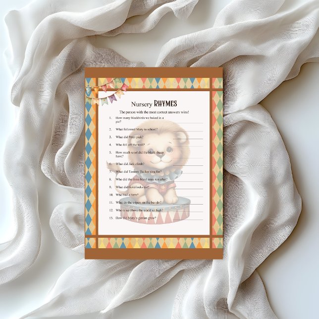 Papel Timbrado Baby Circus_ Nursery Rhymes (Criador carregado)