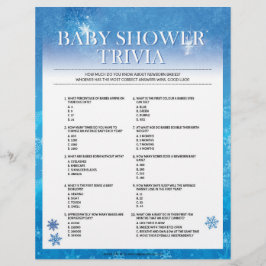Papel Timbrado Baby Trivia [Azul Neve]