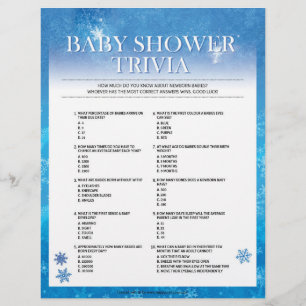 Papel Timbrado Baby Trivia [Azul Neve]