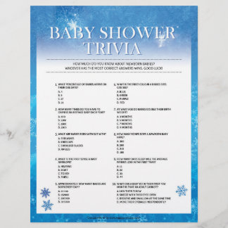 Papel Timbrado Baby Trivia [Azul Neve]