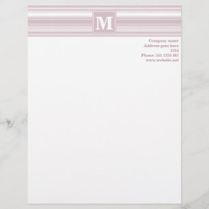 Papel Timbrado Banda monográfica de quartzo rosa