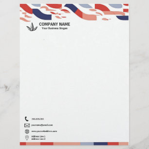 Papel Timbrado Banner Colorido de Formas