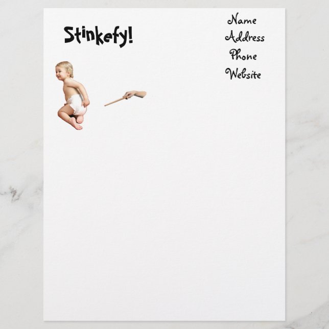 Papel Timbrado Bebê Stinkefy! (Frente)