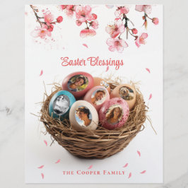 Papel Timbrado Bênçãos de páscoa Cortei Fotos Cabeças Letreiros