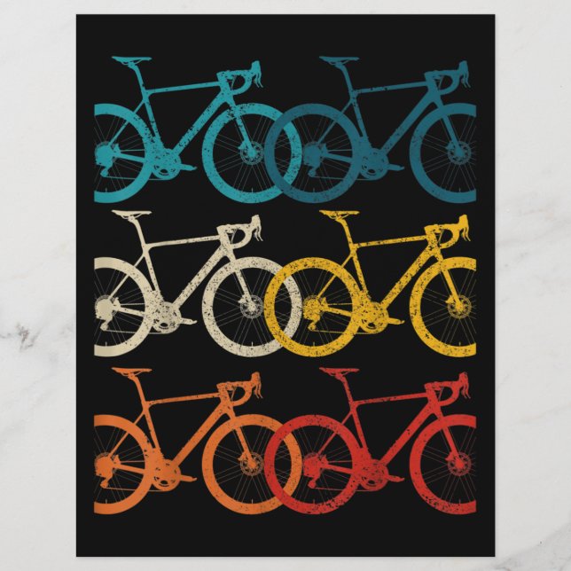 Papel Timbrado Bicicleta de bicicleta de bicicleta de bicicleta d (Frente)