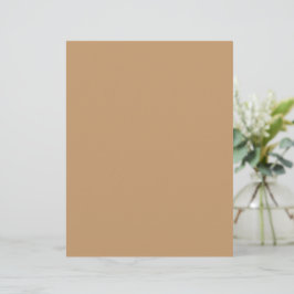 Papel Timbrado Bloco de Cor Bege Pêssego | Design de Casamento So