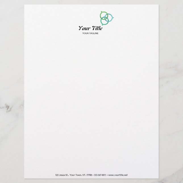 Papel Timbrado Bolha de Fala da Trindade (Frente)