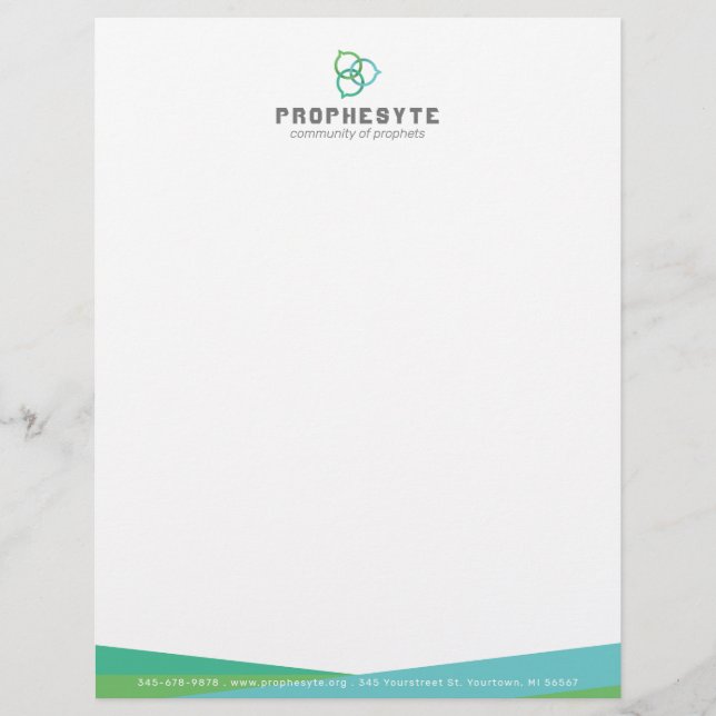 Papel Timbrado Bolhas de Chat Trinity (Frente)