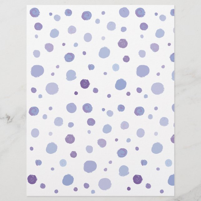 Papel Timbrado bolinhas pintadas à mão (Frente)