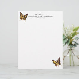 Papel Timbrado Borboleta Mágica Letterhead
