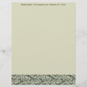 Papel Timbrado Borda Verde