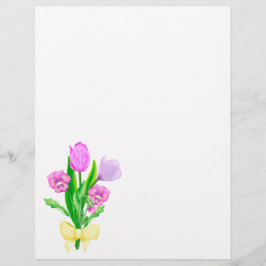 Papel Timbrado Bunch of Spring Flowers