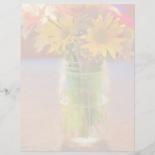 Papel Timbrado Buquê de Verão