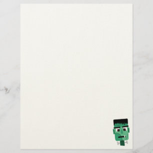 Papel Timbrado Cabeça do Monstro de Frankenstein