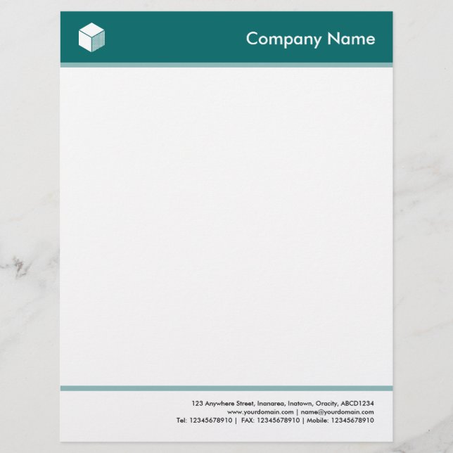 Papel Timbrado Cabeça e pés - Verde Moss (Frente)