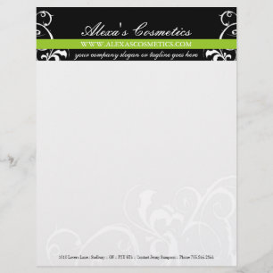 Papel Timbrado Cabeçalho à moda & corajoso