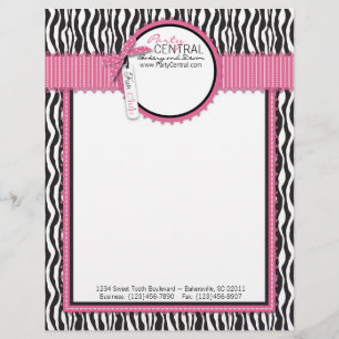 Papel Timbrado Cabeçalho chique FC do boutique