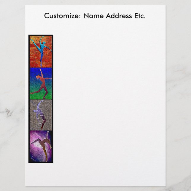 Papel Timbrado Cabeçalho da dança (Frente)