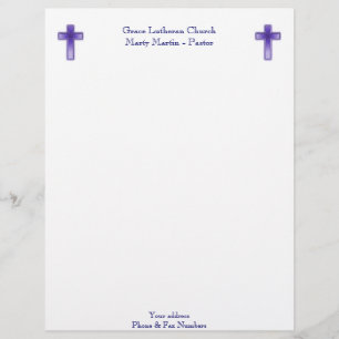 Papel Timbrado Cabeçalho da igreja ou do pastor