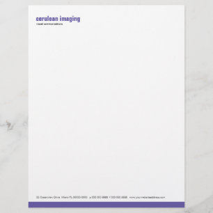 Papel Timbrado Cabeçalho da violeta do painel da linha de base