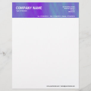 Papel Timbrado Cabeçalho de 2 pol - Cor Texturizada