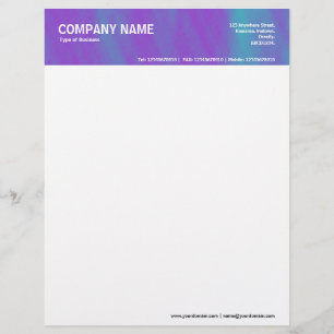 Papel Timbrado Cabeçalho de 2 pol - Cor Texturizada