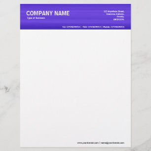 Papel Timbrado Cabeçalho de 2in - Texturizado em Cor