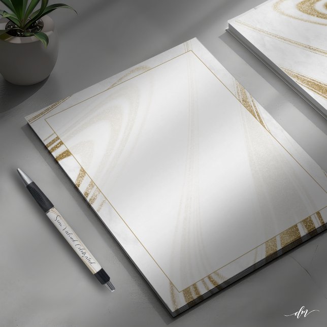 Papel Timbrado Cabeçalho de Carta de Reconhecimento de Funcionári (Premium stationery designed for polished business communication and professional presentation.)