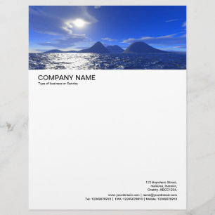 Papel Timbrado Cabeçalho de Imagem Grande - Ilhas