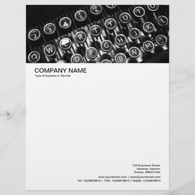 Papel Timbrado Cabeçalho de Imagem Grande - Máquina de Digitaliza (Frente)