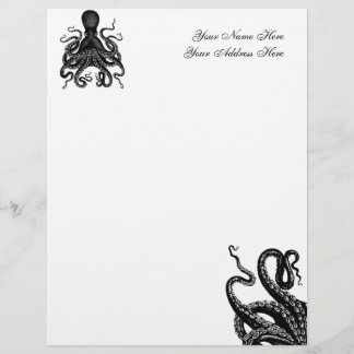 Papel Timbrado Cabeçalho de Kraken