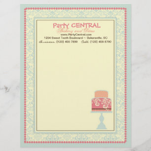 Papel Timbrado Cabeçalho do doce dezesseis