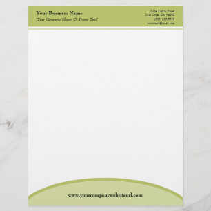 Papel Timbrado Cabeçalho profissional básico do negócio do ver