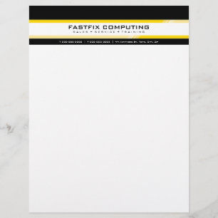 Papel Timbrado CABEÇALHO SIMPLES DO NEGÓCIO:: zing 6 da