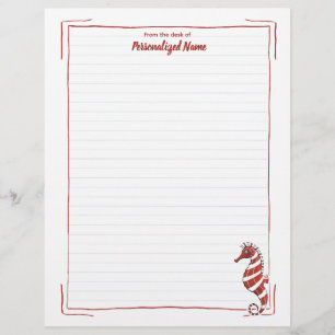 Papel Timbrado Candy Seacavalo Linhado