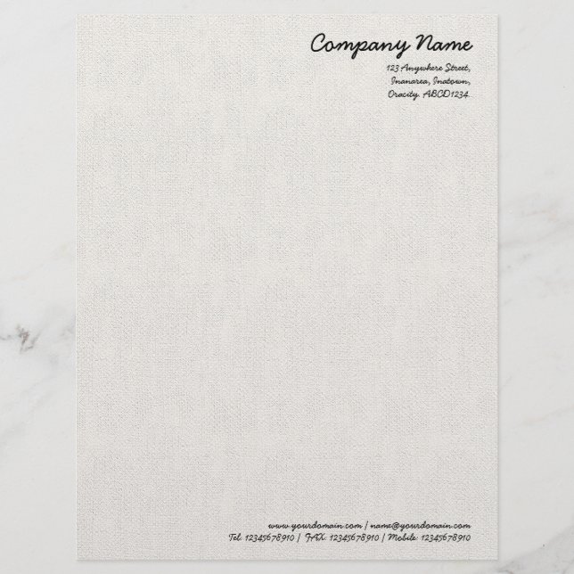 Papel Timbrado Canvas (Frente)