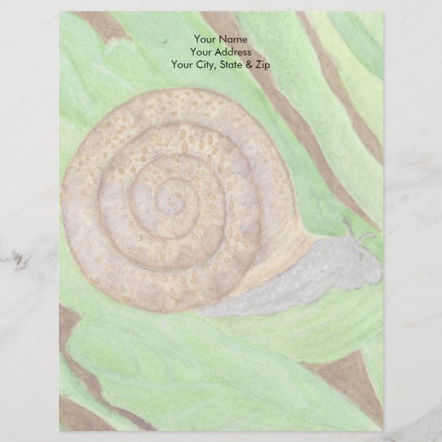 Papel Timbrado Caracol (Frente)