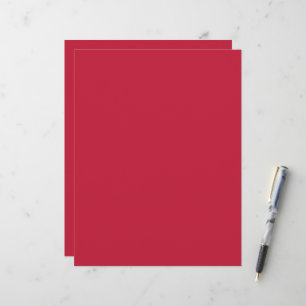 Papel Timbrado Cardinal (cor sólida)