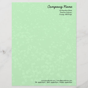 Papel Timbrado Carpete de Daisies - Mint Green