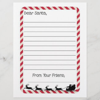 Papel Timbrado Carta aos Papais noeis