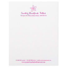 Carta comercial da propriedade de praia rosa Starf