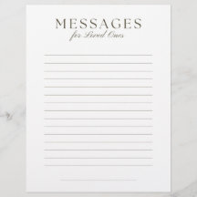 Carta de Fim de Vida para Entes Queridos