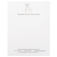 Cartaz de trabalho sobre antiguidades de desenho